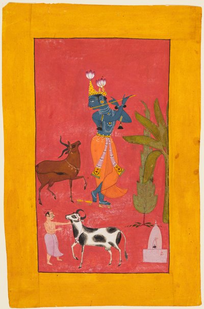 Krishna jouant de la flûte, vers 1675-1700 - Unbekannt