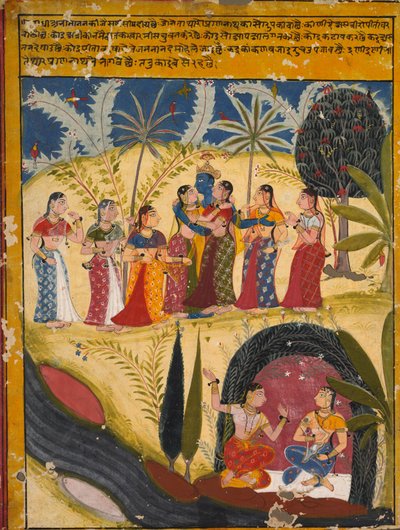 Krishna et les Gopis, vers 1660 - Unbekannt