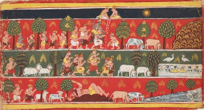 Krishna et les gopis, vers 1720 - Unbekannt