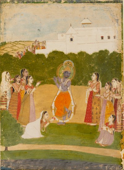 Krishna près d