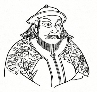 Kubilai Khan 1215-1294 de l