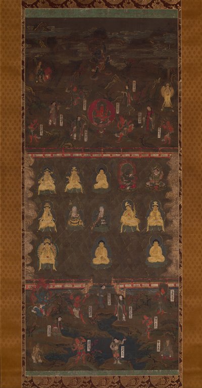 Mandala du sanctuaire de Kumano, début du 14e siècle - Unbekannt