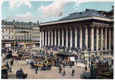 La Bourse, Paris, vers 1900 - Unbekannt