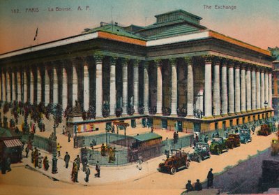 La Bourse, Paris, vers 1920 - Unbekannt
