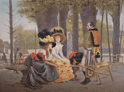 La Causerie. - La vie à Paris en 1793, 1896 - Unbekannt