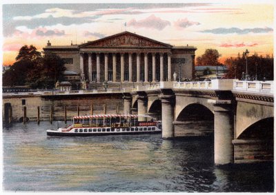 La Chambre des Députés et le Pont de la Concorde, Paris, vers 1900 - Unbekannt