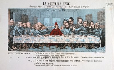 La Nouvelle Cène, Commune de Paris, 1871 - Unbekannt