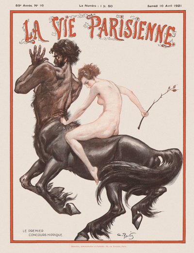 Couverture du magazine La Vie Parisienne, 1921 - Unbekannt