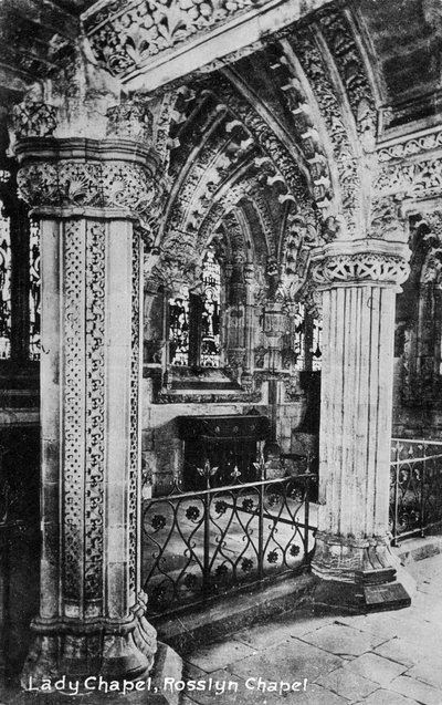 Chapelle de la Dame, chapelle de Rosslyn, Midlothian, Écosse, 20e siècle - Unbekannt