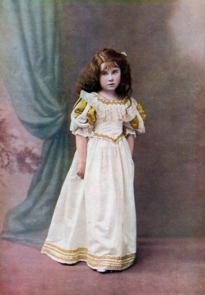 Lady Elizabeth Bowes-Lyon, âgée de six ans, 1906-1907 1923 - Unbekannt