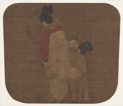 Dame et enfants - Unbekannt