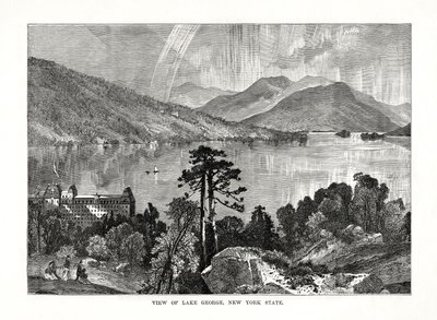 Lac George, État de New York, USA, 1877 - Unbekannt