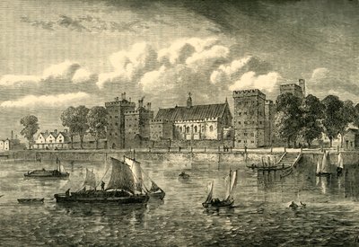 Palais de Lambeth depuis la Rivière, 1709, vers 1878 - Unbekannt