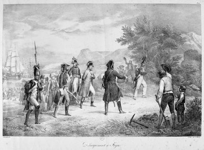 Débarquement à Fréjus, mars 1815 - Unbekannt