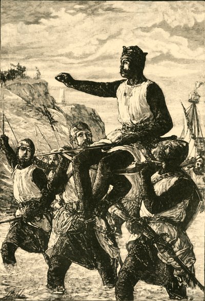 Débarquement de Roger Guiscard en Sicile, 1057, 1890 - Unbekannt