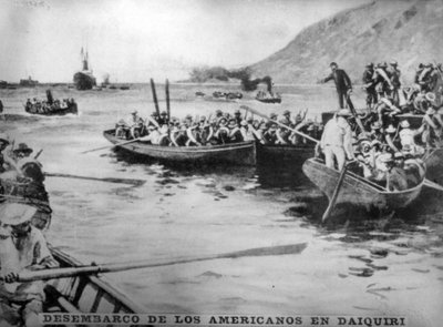 Débarquement des Américains à Daiquiri, 1898 - Unbekannt