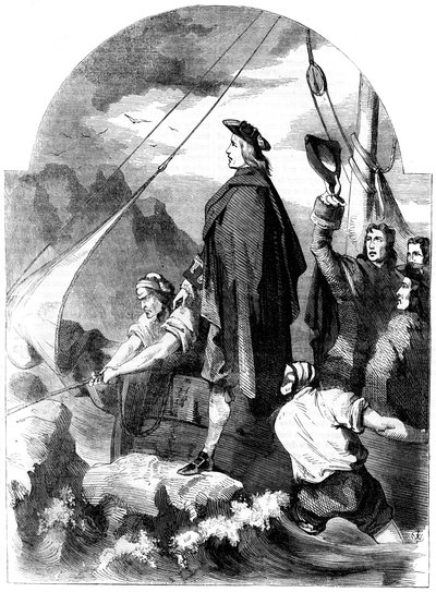 Débarquement du Chevalier de St George en Écosse, 1715, 19ème siècle - Unbekannt