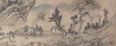 Paysage, début du XXe siècle, date supposée de 1577 - Unbekannt