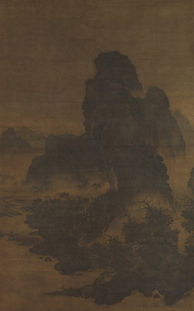 Paysage dans le style de Fan Kuan, début du 12ème siècle - Unbekannt
