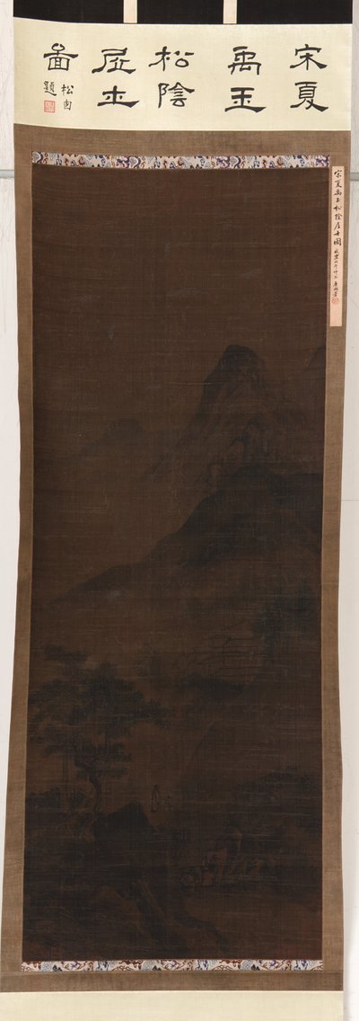 Paysage : montagnes, ruisseau et pins, dynastie Ming, 16ème siècle - Unbekannt