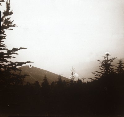 Paysage, fumée au loin, Alsace - Unbekannt