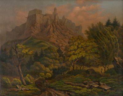 Paysage avec château - Unbekannt