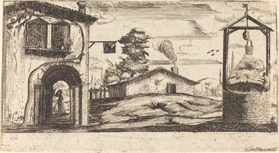 Paysage avec un puits - Unbekannt