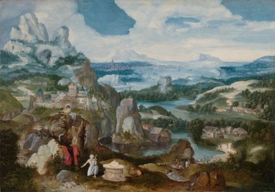 Paysage avec Saint Jérôme pénitent - Unbekannt