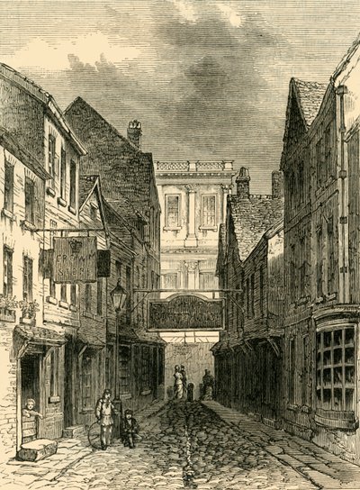 Allée menant à Ship Street, Greenwich 1830, vers 1878 - Unbekannt