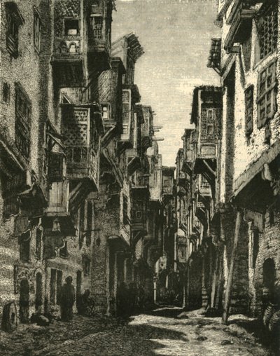 Allée dans le quartier copte, Le Caire, 1890 - Unbekannt