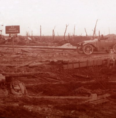Gare de Langemarck, Flandres, Belgique, vers 1914-1918 - Unbekannt