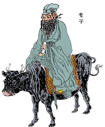 Lao-Tzu, ancien philosophe chinois et inspiration du taoïsme, fin du 19e siècle - Unbekannt