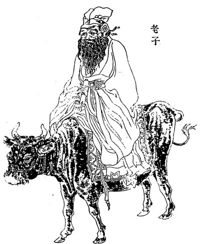 Lao-Tzu, ancien philosophe chinois et inspiration du taoïsme, fin du 19ème siècle - Unbekannt