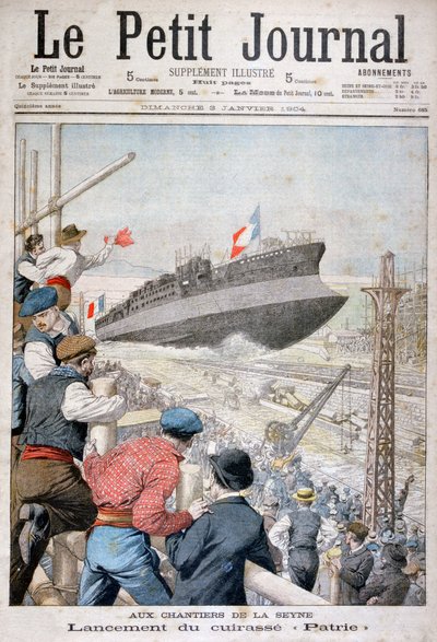 Lancement du cuirassé français Patrie, Toulon, décembre 1903 1904 - Unbekannt