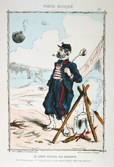 Le Garde Nationale aux Remparts, 1870-1871 - Unbekannt
