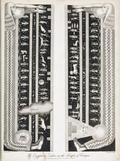 Le zodiaque égyptien du temple d