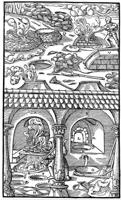 Fusion du plomb, 1556 - Unbekannt