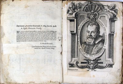 Feuille du livre Le Messager Il Saggiatore de Galileo Galilei, 1623 - Unbekannt