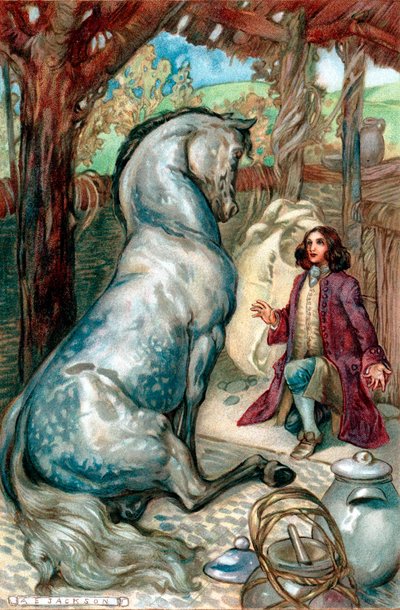 Lemuel Gulliver, débarqué après une mutinerie, se retrouve dans le royaume des Houyhnhnms - Unbekannt