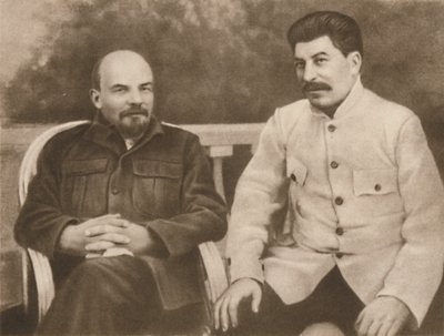 Lénine et Staline à Gorki près de Moscou, 1922 - Unbekannt