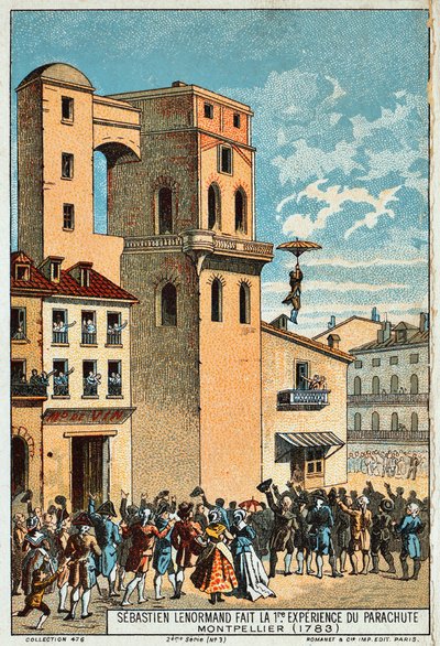 Lenormand saute de la tour de l