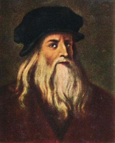 Leonardo da Vinci 1452-1519 - Autoportrait - Unbekannt