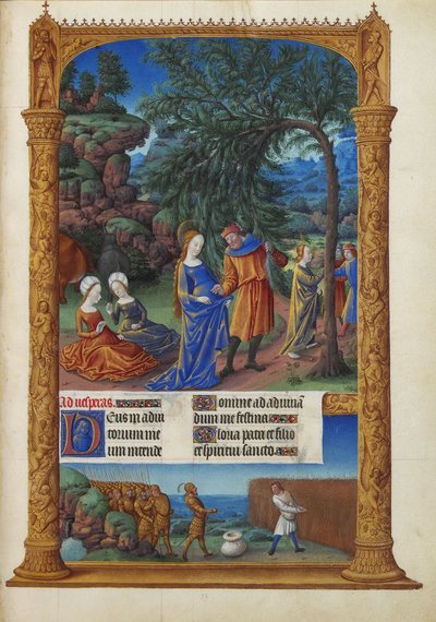 Les Très Riches Heures du duc de Berry, Folio 57r - La Fuite en Égypte - Unbekannt