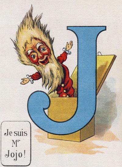 Lettre J : Je suis M. Jojo. Gravure dans « ABC L