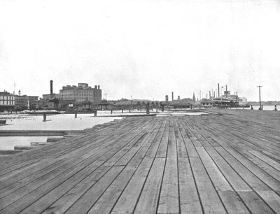 Quai et débarcadère de bateaux à vapeur, La Nouvelle-Orléans, Louisiane, États-Unis, vers 1900 - Unbekannt