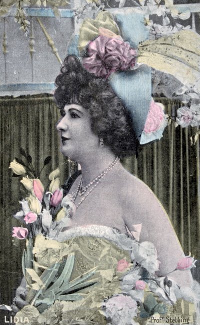 Lidia, carte postale française vintage, vers 1900 - Unbekannt