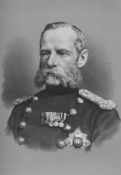Lieutenant général Sir Frederick Roberts, soldat britannique, vers 1880-1883 - Unbekannt