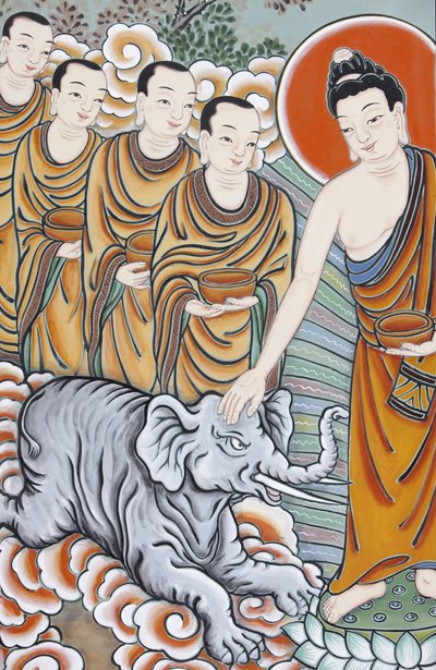 Vie de Bouddha Domptage d