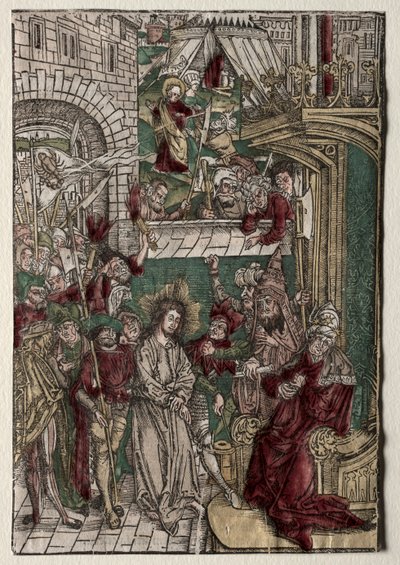 Vie du Christ : Christ devant Pilate, 1400s - Unbekannt