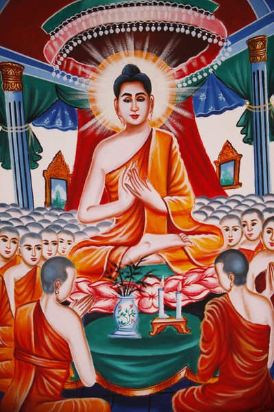 Vie du Bouddha Instruisant l